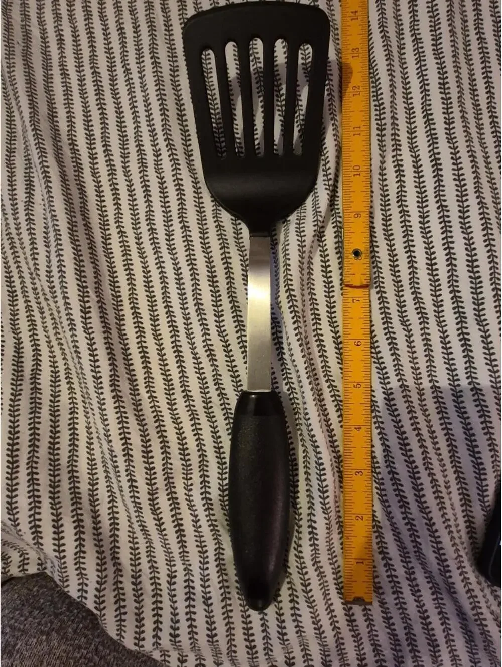 Pyrex Accessories Slotted Nylon Stainless Spatula Black Flipper Turner 13